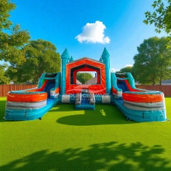 Fiji Falls Bounce/Dual Lane Slide Combo