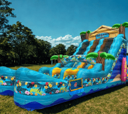 Beach Party 21ft Dual Lane Slide